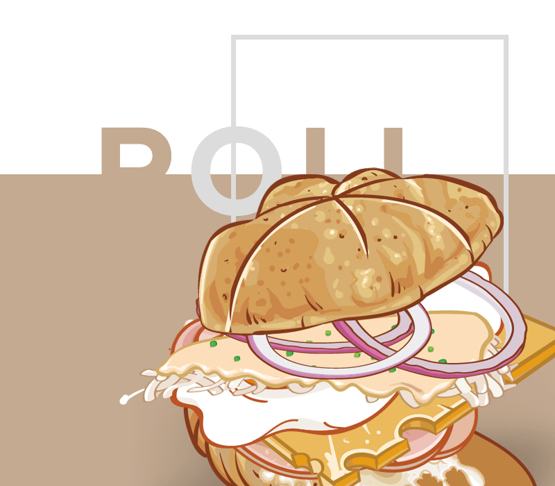 poli - zmešani sendviči
