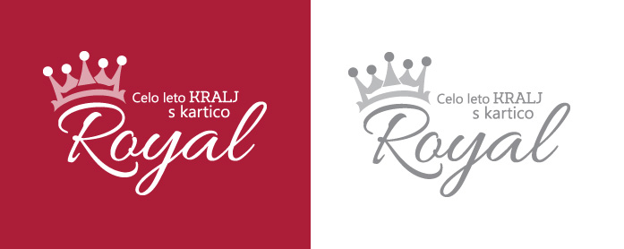 ljubljanski grad - kartica royal - logotip